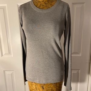 Gap The Bowery Super Soft Long Sleeve Scoop Neck T